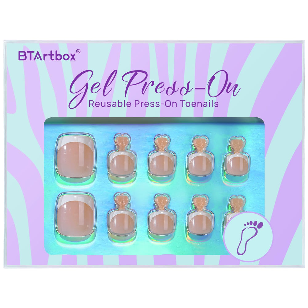 BTArtbox ongles des orteils a poser - usage quotidien sans gêne.