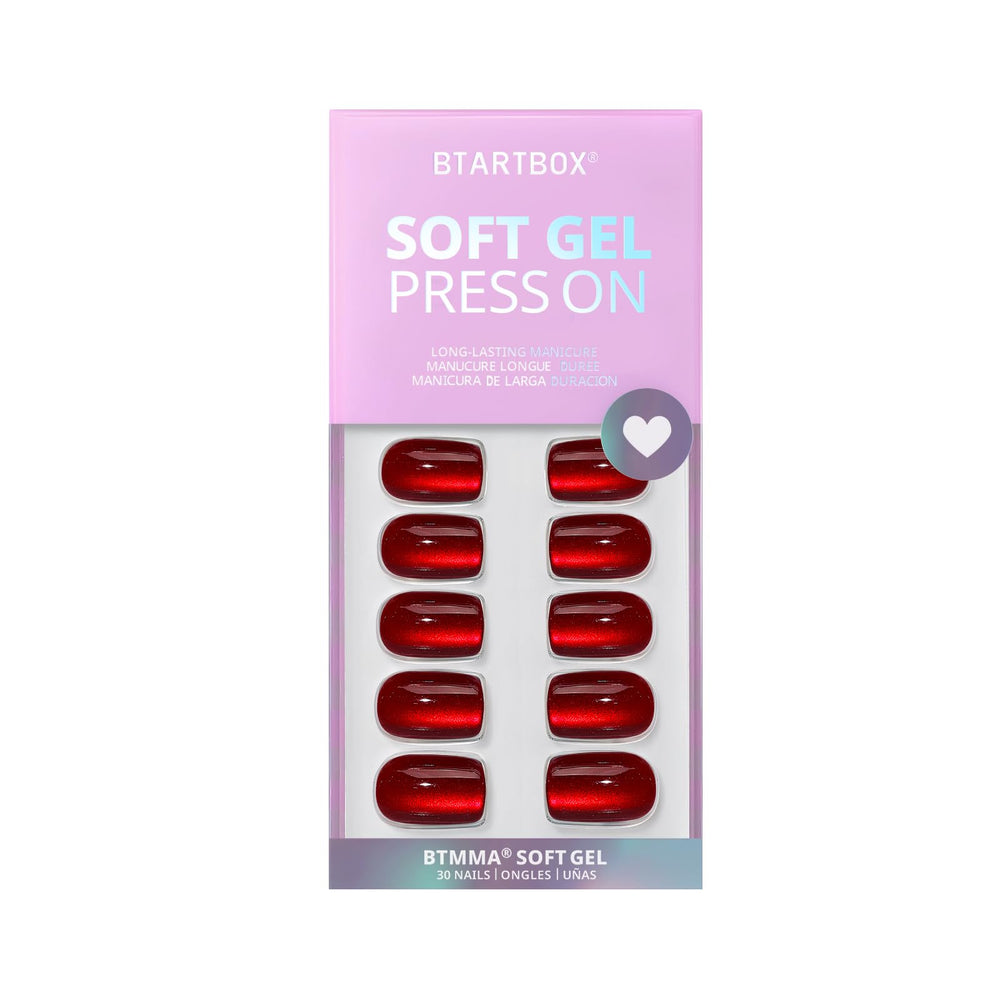 Kit BTArtbox press on, ongles en gel doux pour usage quotidien.