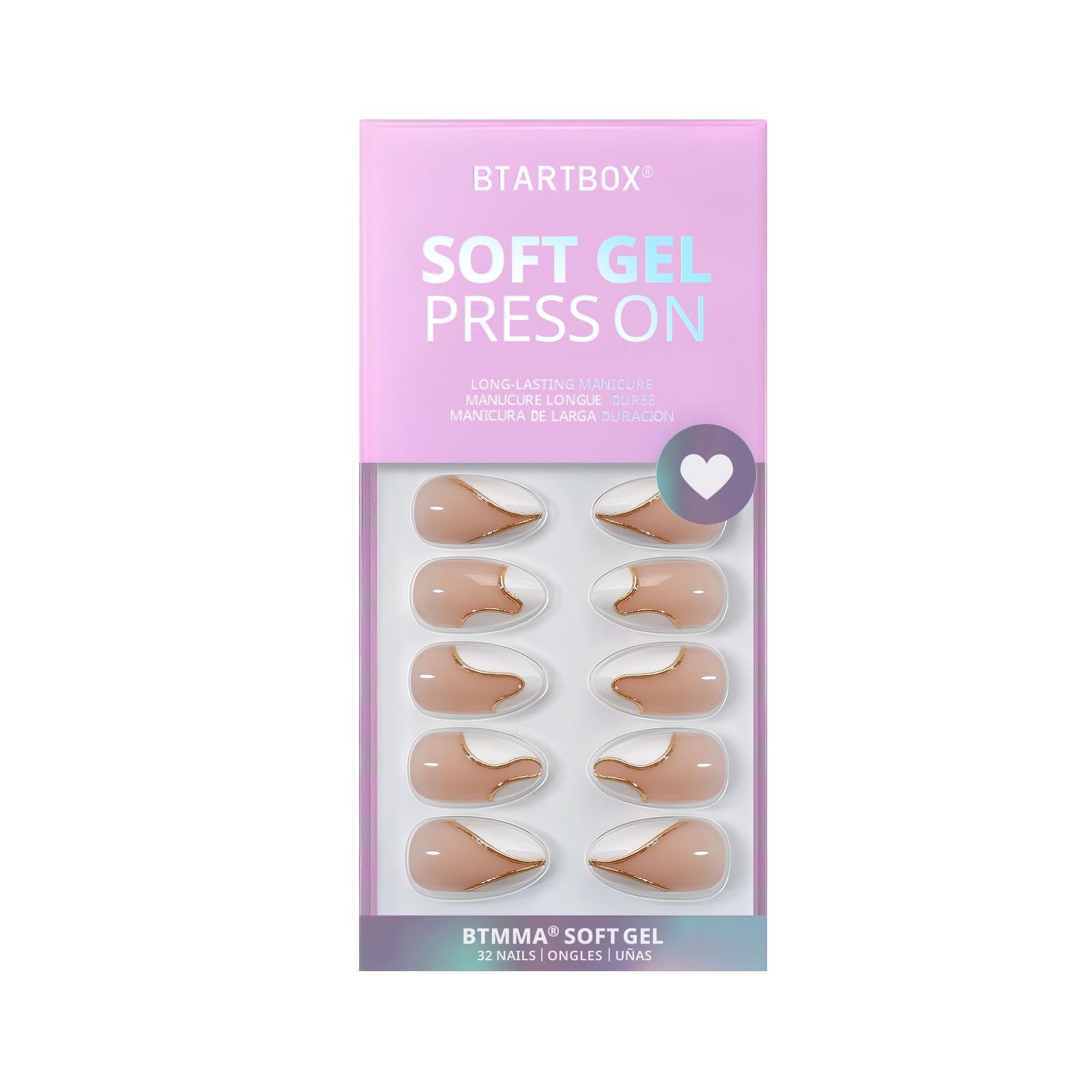Ongles BTArtbox presse amande, usage quotidien et adhérence fiable pour les activités quotidiennes.
