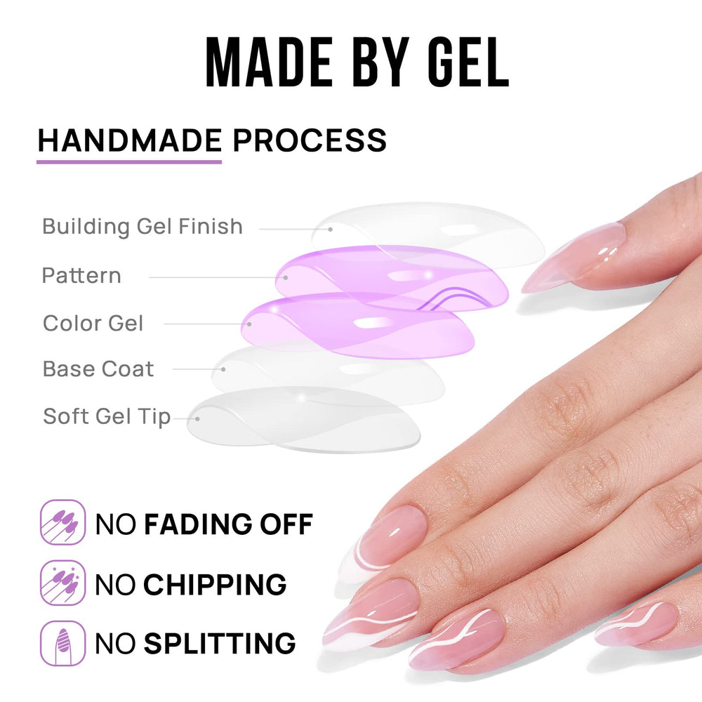 BTArtbox Ongles Presse Medium: finition gel protectrice pour une tenue fiable au quotidien.