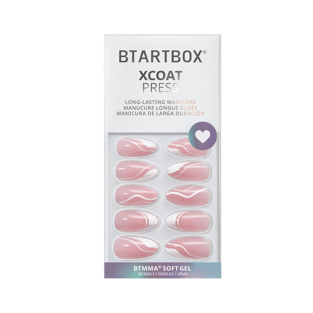Ongles BTArtbox Presse Medium: gel souple pour un ajustement confortable et sûr.