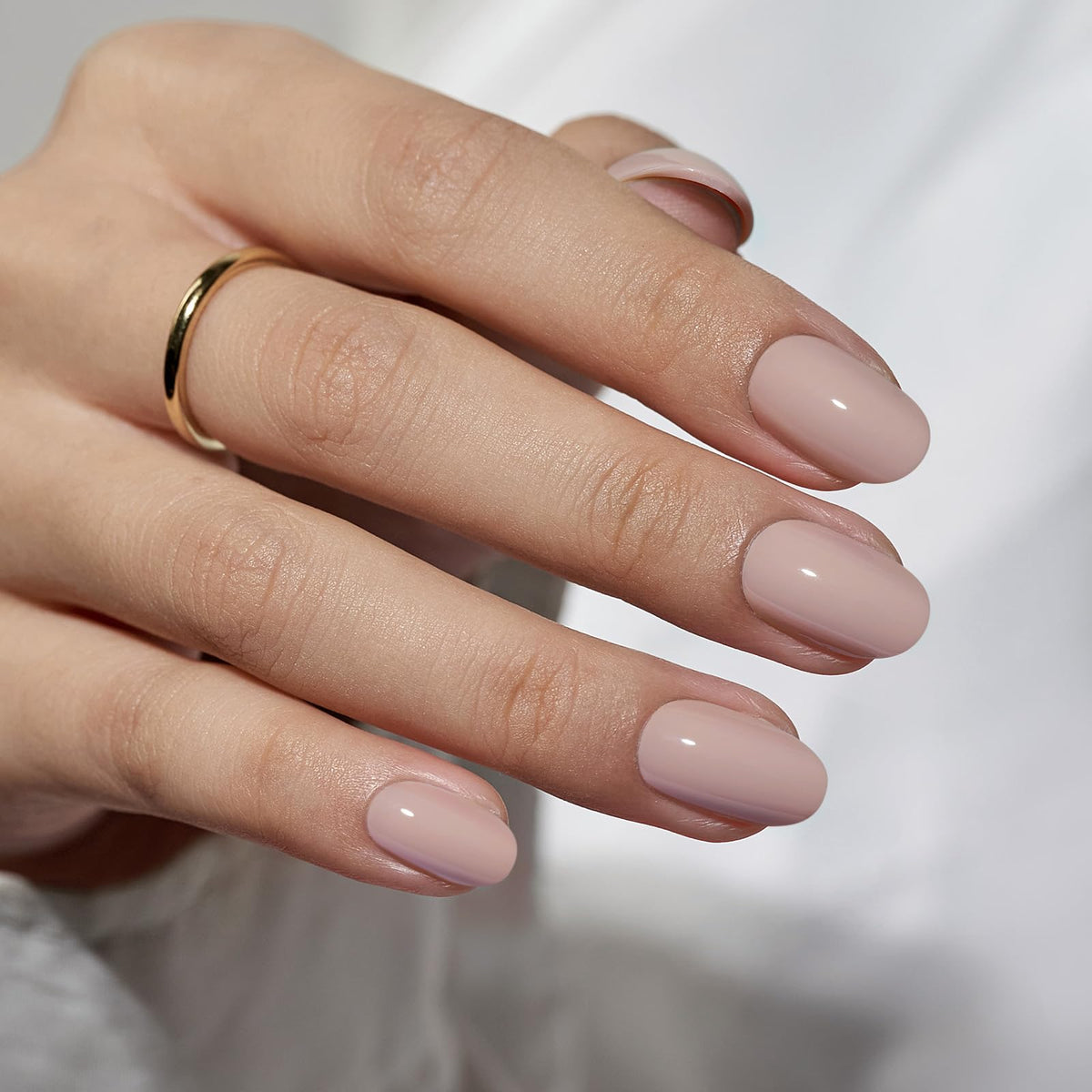 BTArtbox ongles presse-on oval taro-milkshake, pose rapide et résultat salon