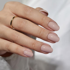 BTArtbox ongles presse-on oval taro-milkshake, pose rapide et résultat salon