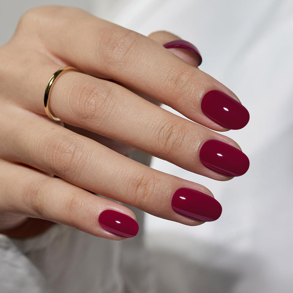 BTArtbox ongles-presse rouges courts : adhérence rapide pour une manucure impeccable.