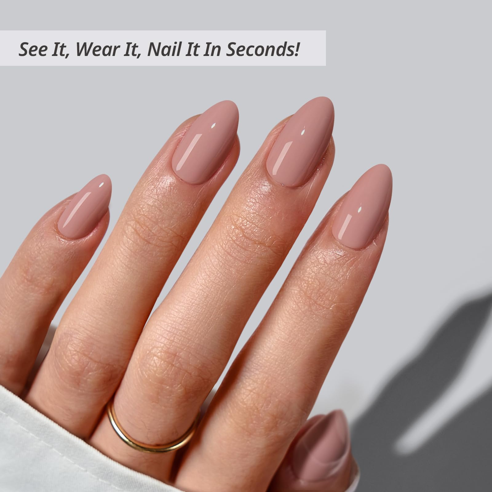 BTArtbox press-on nails short fall set for quick at home manicure