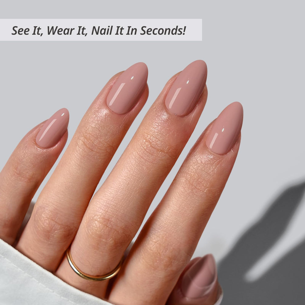 BTArtbox press-on nails short fall set for quick at home manicure