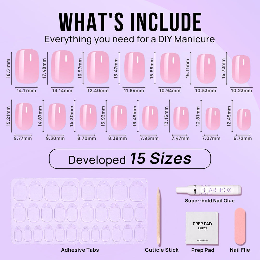 Tampon de préparation BTArtbox nettoie et prépare les ongles rapidement