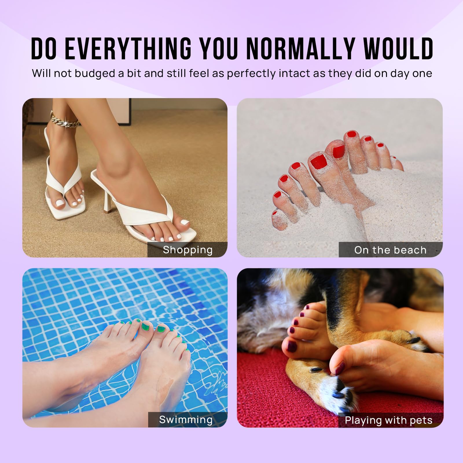 BTArtbox beach-ready toenails ideal for swimming and pool days