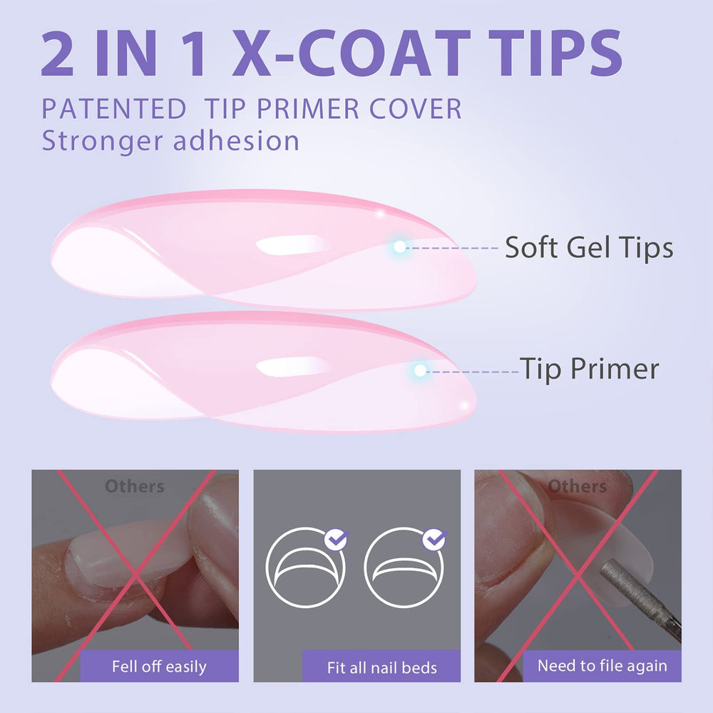 BTArtbox XCOATTIPS matière soft gel malléable pour un fini naturel.