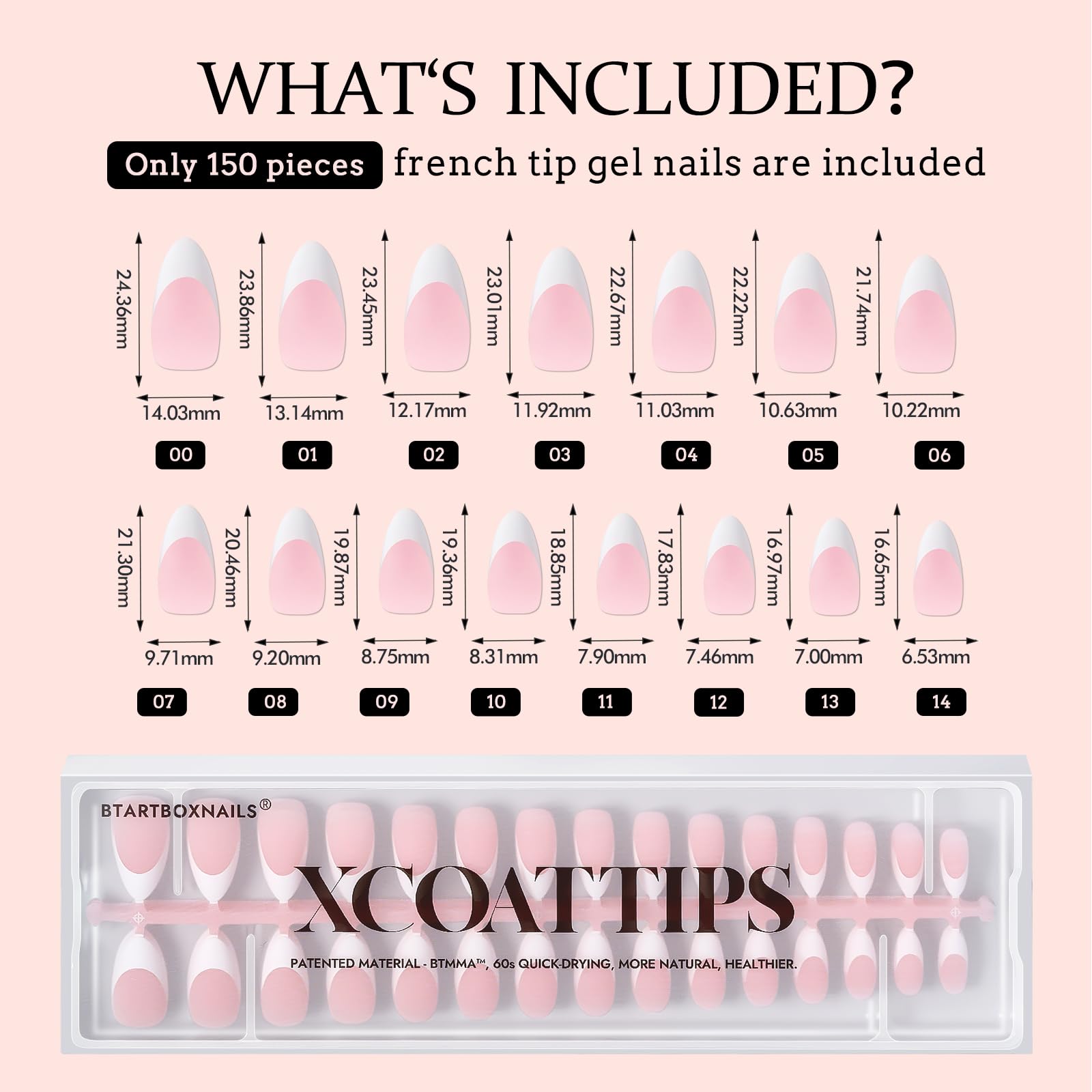 BTArtboxnails confort et ajustement sur ongles plats et courbés