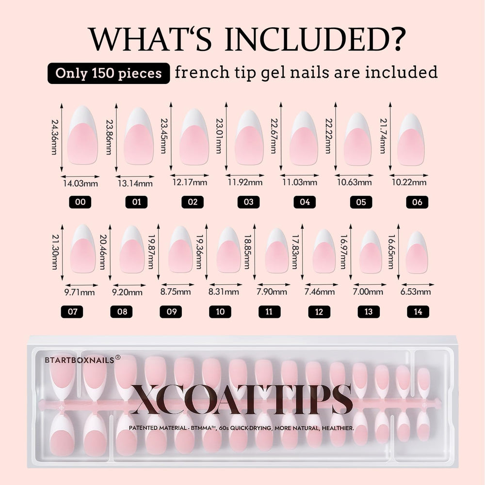 BTArtboxnails confort et ajustement sur ongles plats et courbés