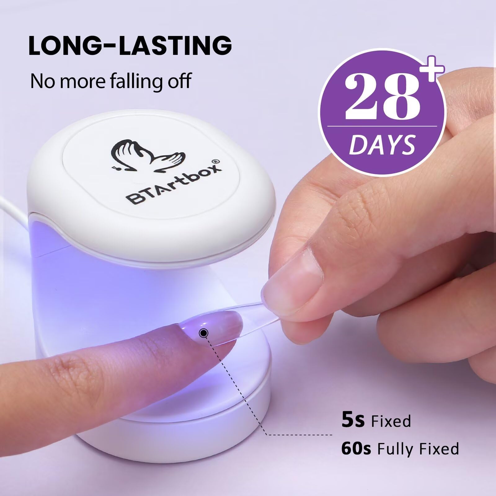 BTArtboxnails gel solide pour créations 3D sur ongles.