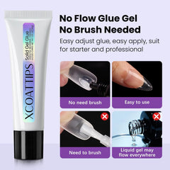 BTArtboxnails gel solide nécessitant durcissement de 45 à 60 secondes.
