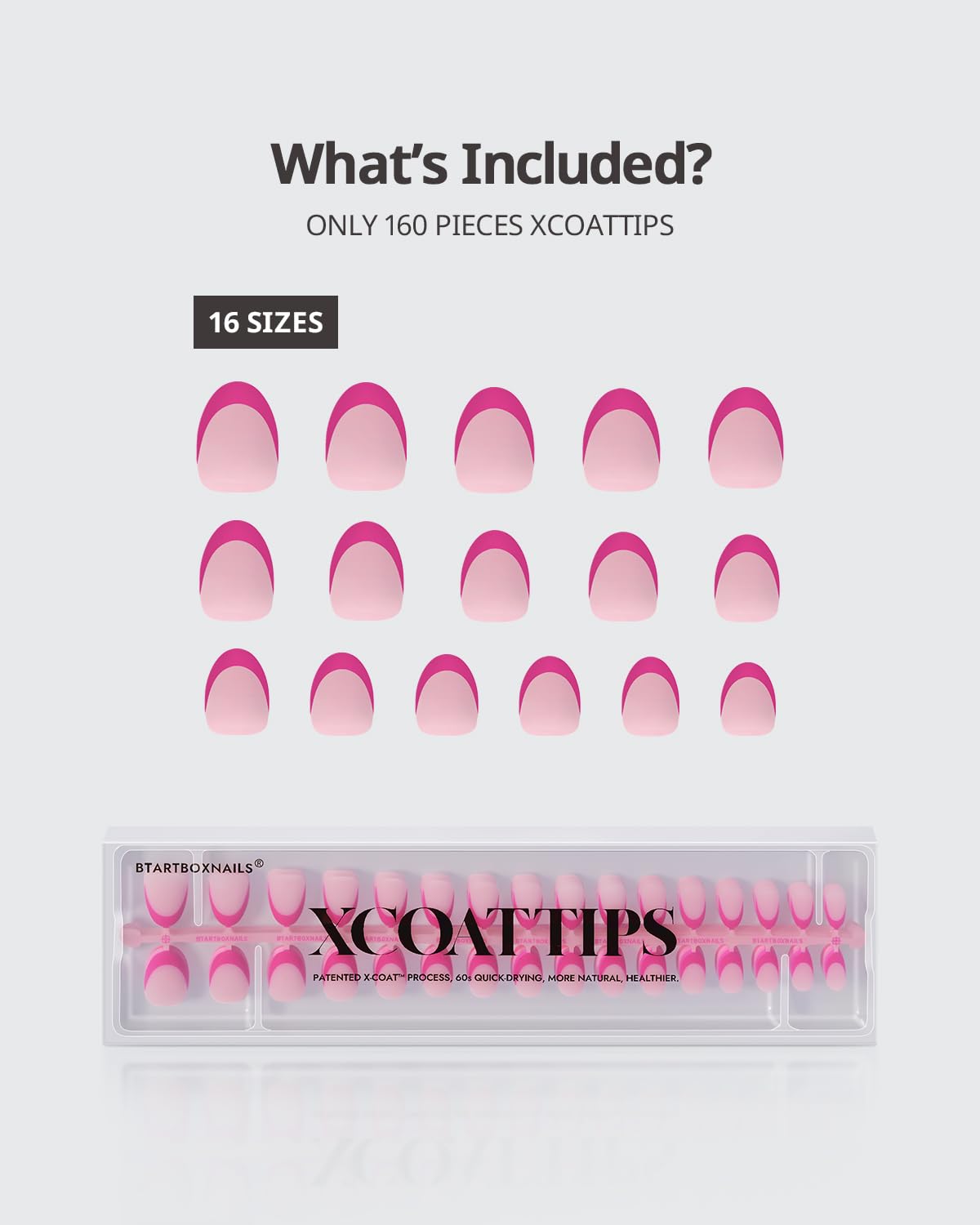 BTArtboxnails XCOATTIPS pose express en 10 minutes, salon à domicile.