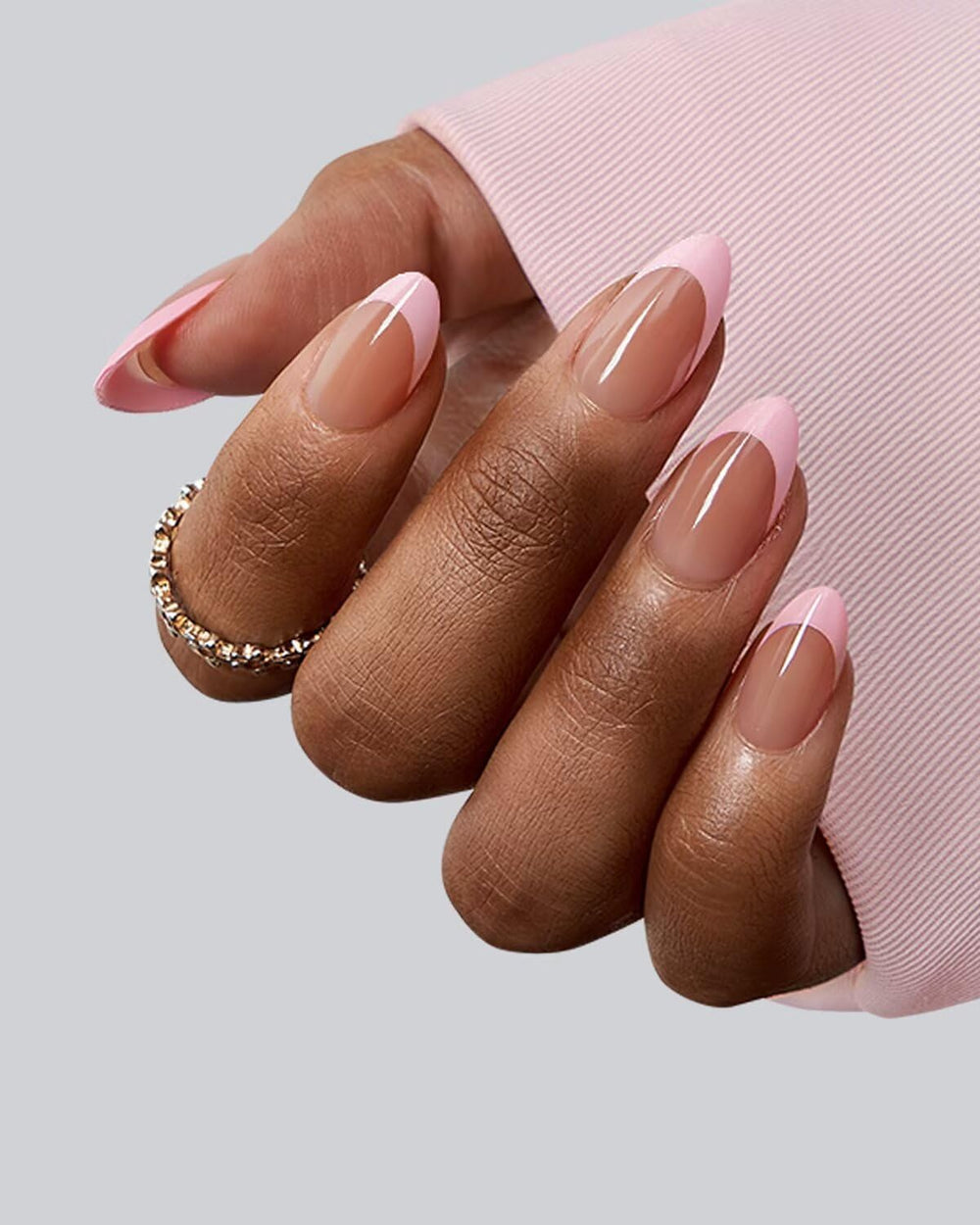 BTArtboxnails XCOATTIPS: boîte 160 pièces rose pour manucure rapide