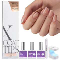 BTArtboxnails XCOATTIPS: boîte etui prête à poser pour une manucure rapide et pratique.
