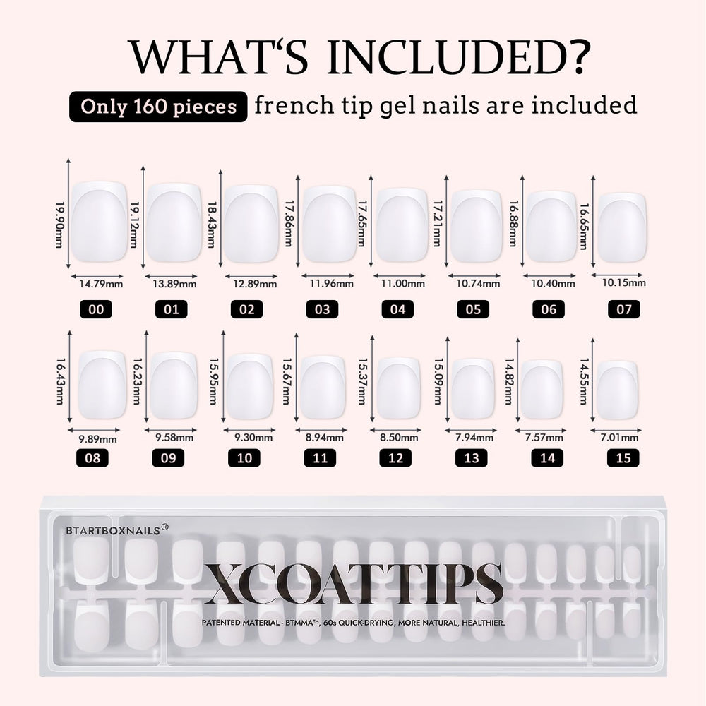 BTArtboxnails XCOATTIPS : pose rapide en moins de dix minutes.