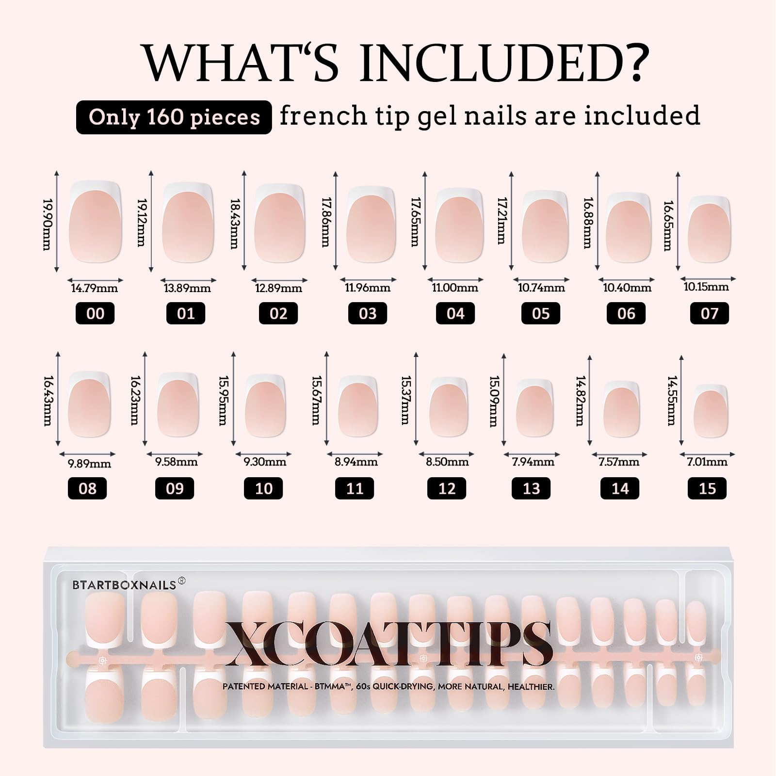 BTArtboxnails XCOATTIPS - Contour cuticule précis
