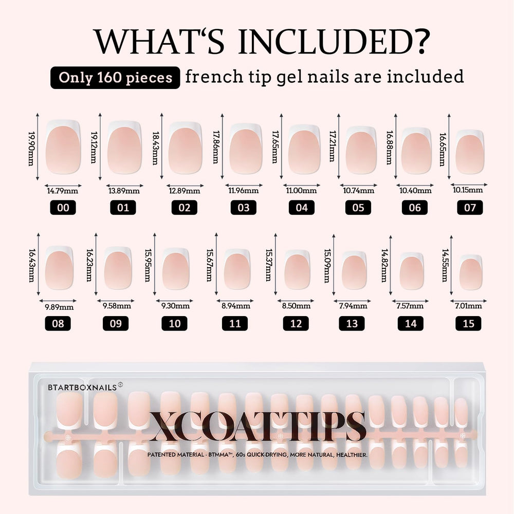 BTArtboxnails XCOATTIPS - Contour cuticule précis