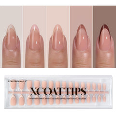 BTArtboxnails XCOATTIPS: ongles à pointe française pour une manucure naturelle