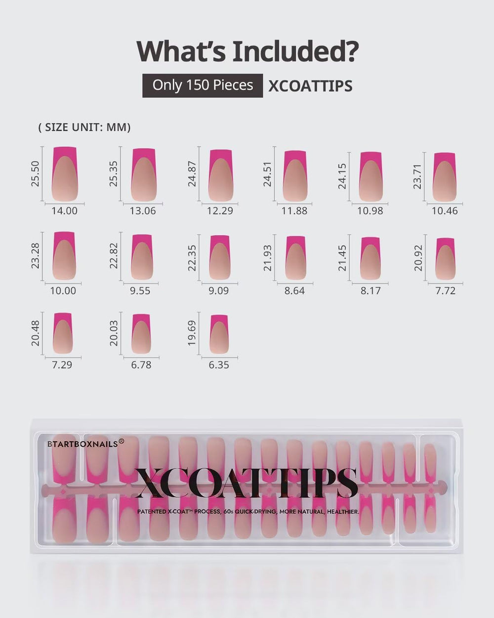 BTArtboxnails XCOATTIPS manucure maison rapide en 10 minutes.