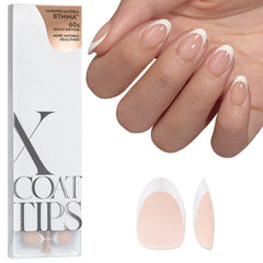 BTARTBOXNAILS XCOATTIPS: onglet amande neutre pour un look naturel
