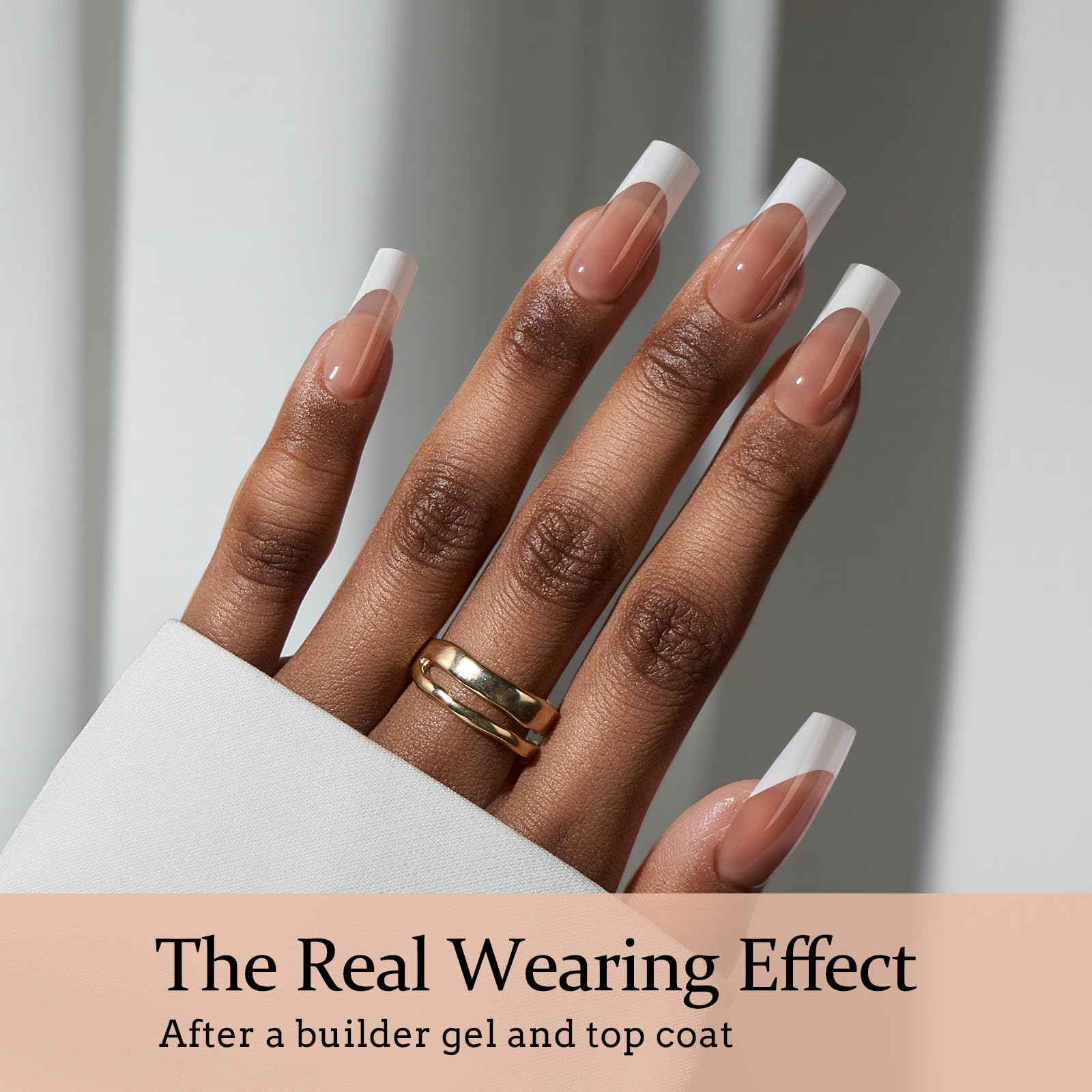 BTArtboxnails XCOATTIPS: ongles gel format french-tip, contours précis du cuticule.