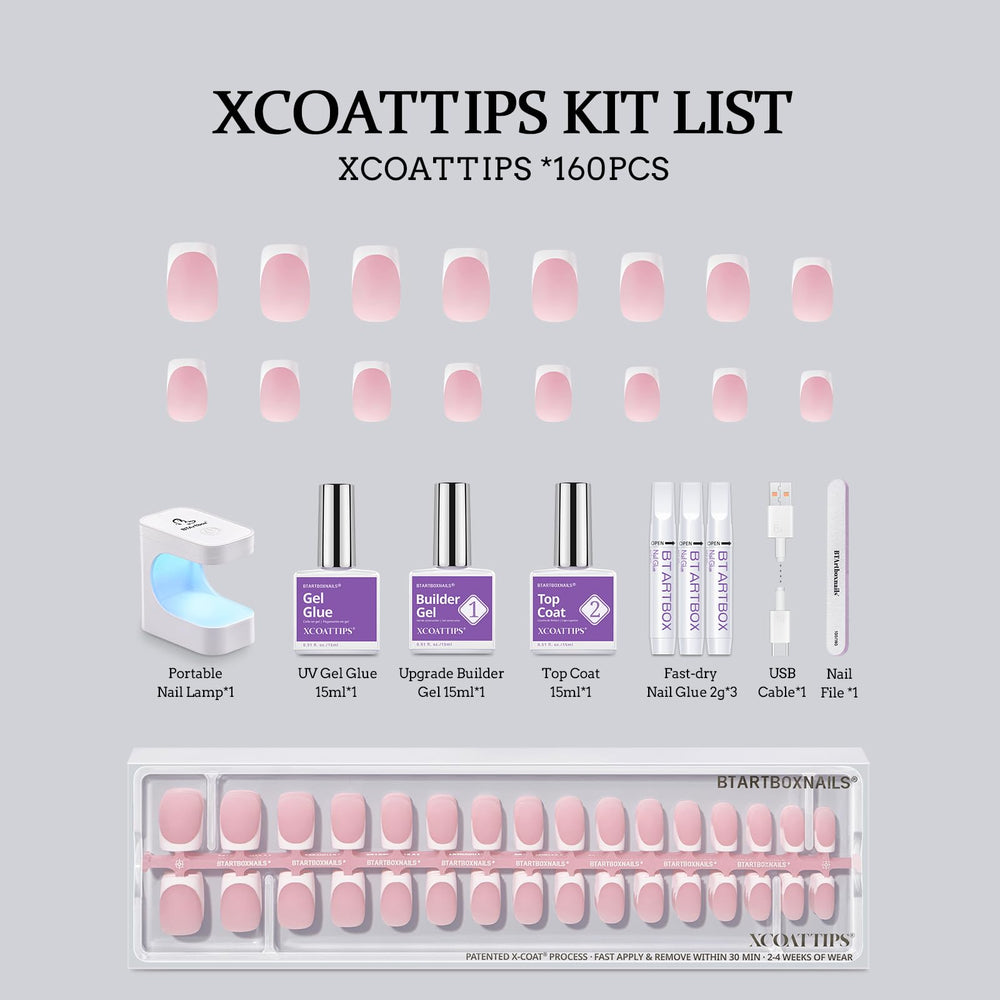 BTArtboxnails XCOATTIPS top coat protège et renforce les ongles
