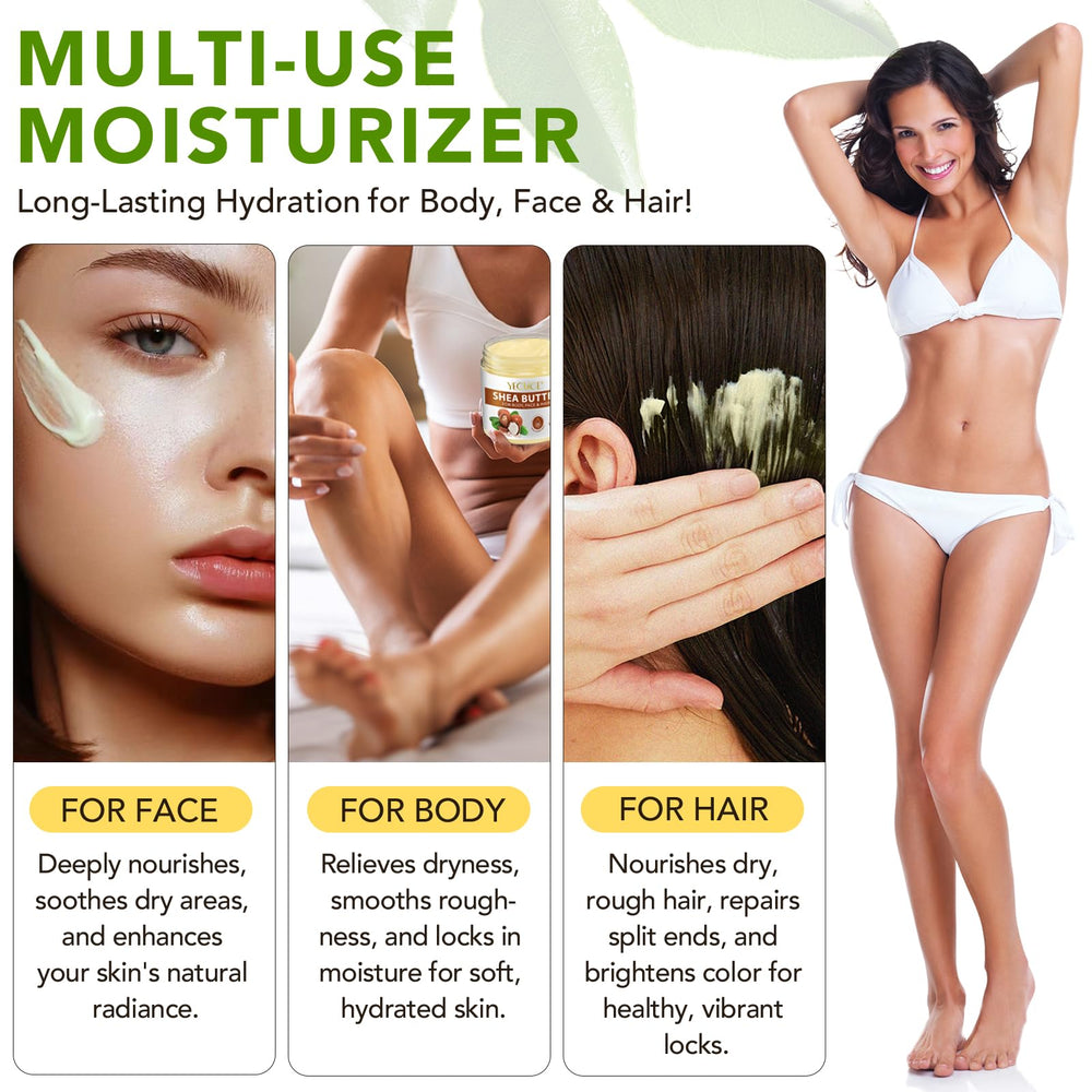 Btefls Shea Butter jar packaging shown, ready as a natural cosmetic base.