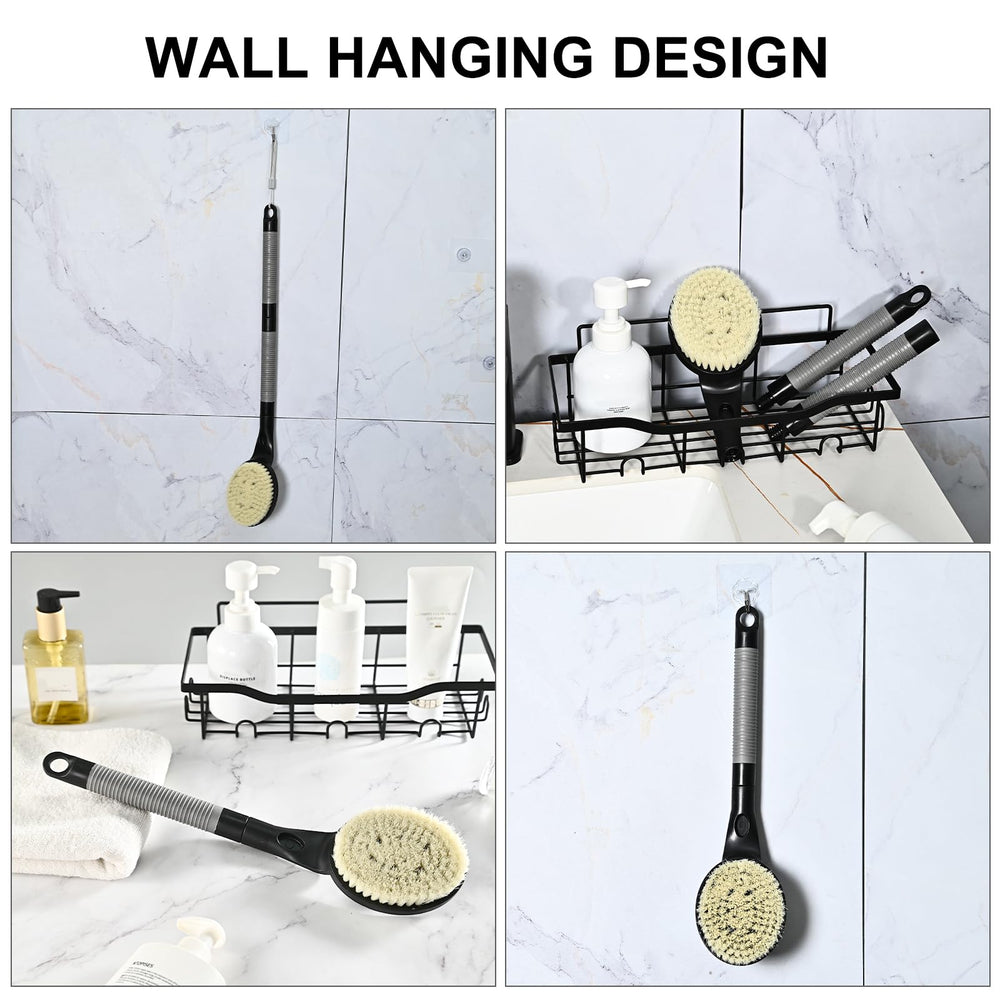 BTideas brosse-dos-douche utile pour personnes âgées ou mobilité limitée