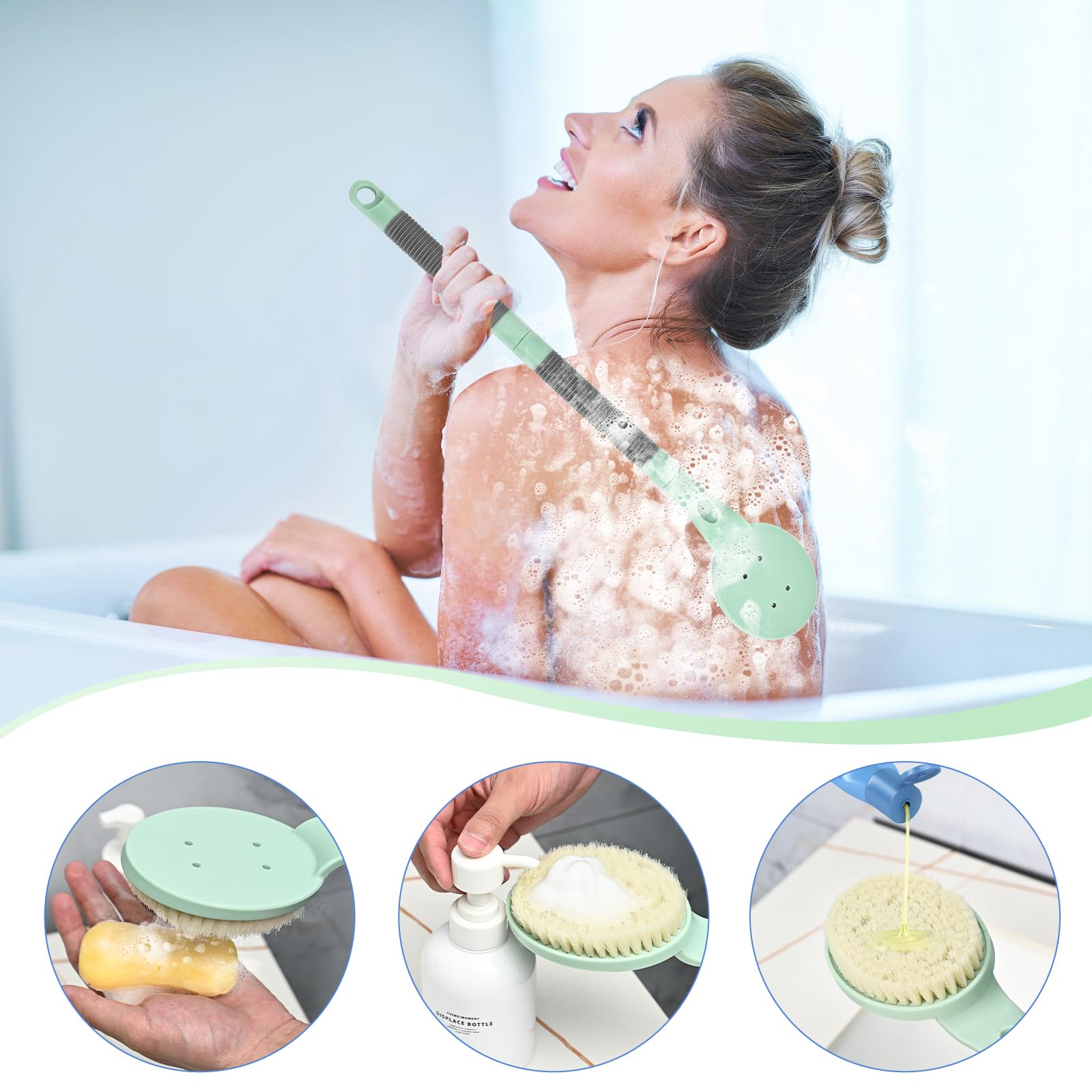 BTideas brosse-dos adaptée mobilité réduite, aide à l’hygiène quotidienne.
