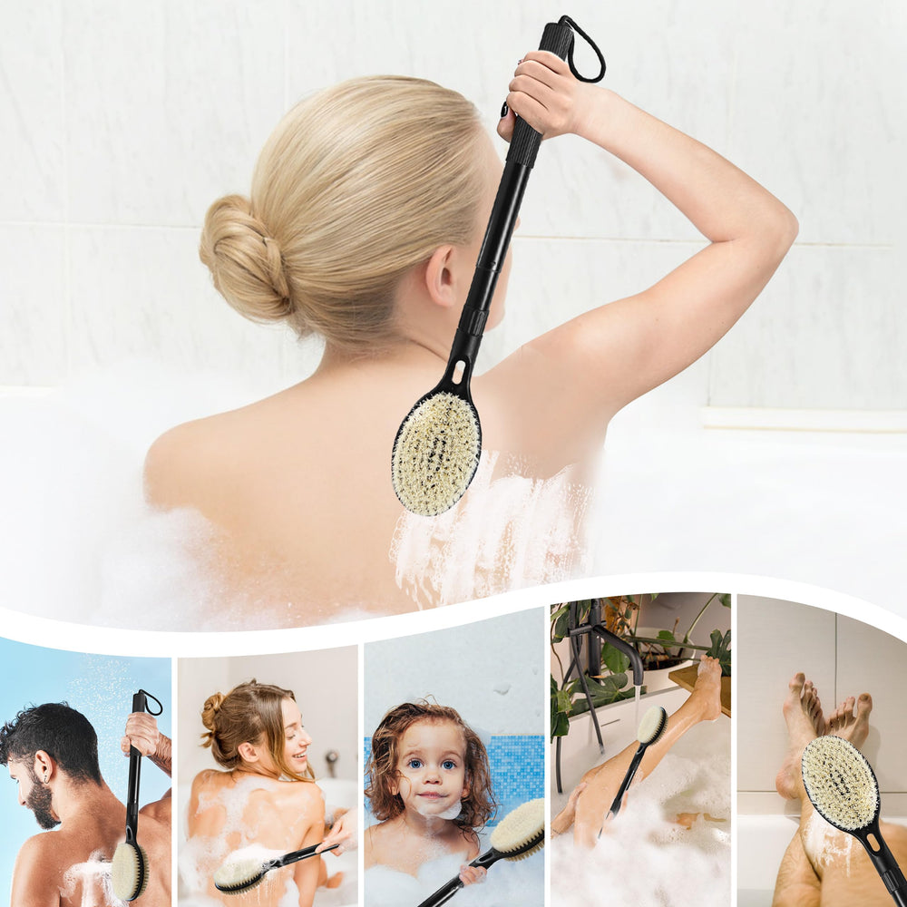BTideas brosse douche dorsale design moderne et facile à intégrer dans la salle de bains.