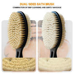 BTideas brosse dorsale double-face pour exfolier en profondeur et nettoyer en douceur.