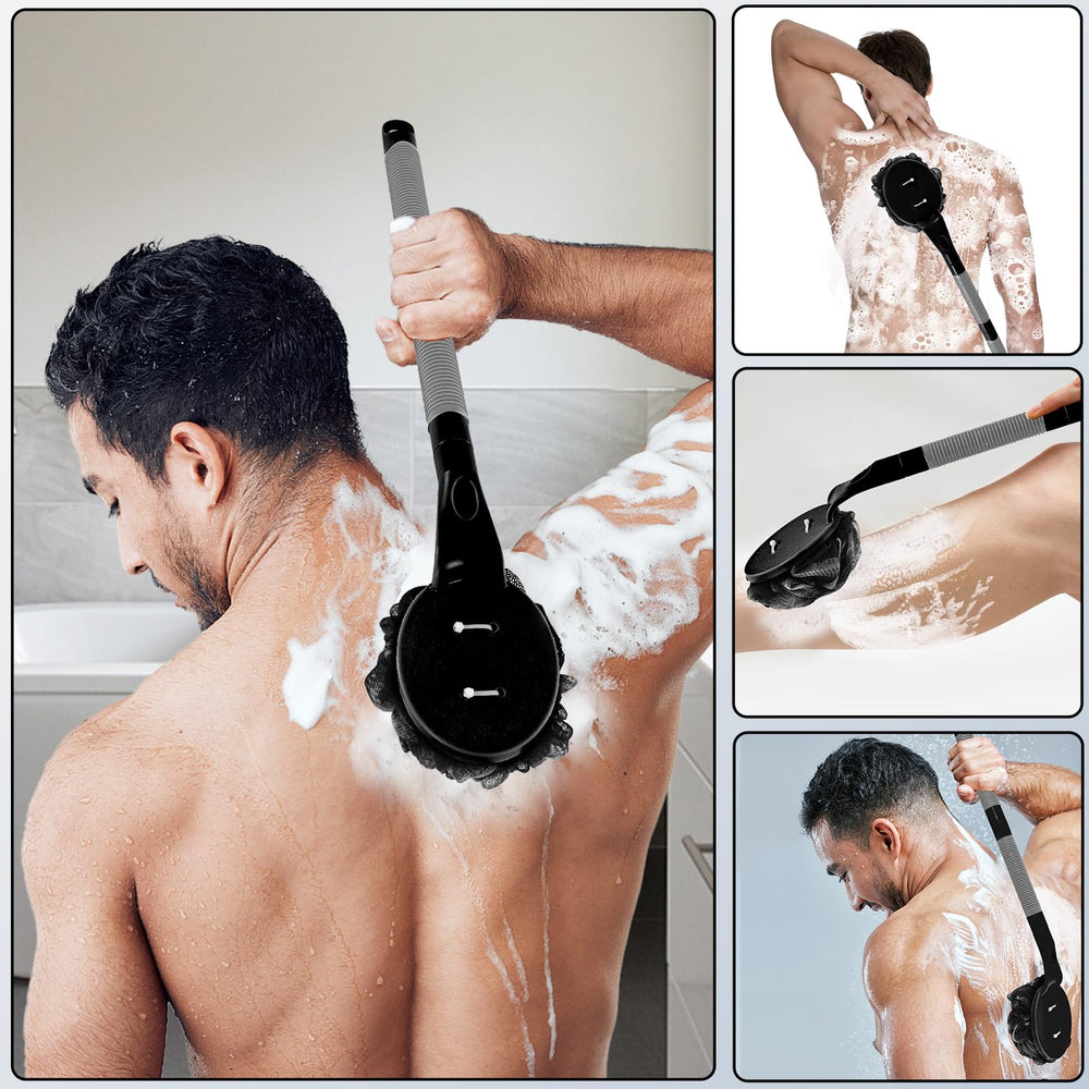 BTideas Loofah longueur 21,7 pouces pour atteindre tout le corps.