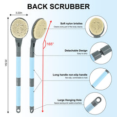 BTideas poignee-antiderapante-brosse-dos permet une prise sûre sous la douche.