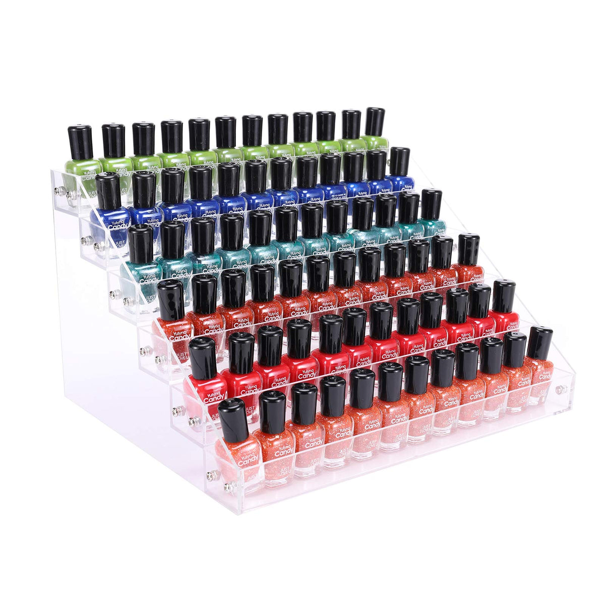 BTremary-organisateur-vernis-6-niveaux-en-acrylique pour un rangement clair et accessible.
