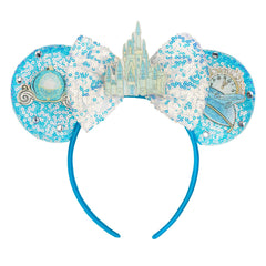 BTXJLLY bandeau oreilles souris à paillettes pour cosplay et fêtes.