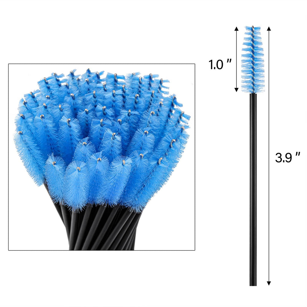 BTYMS brosse spoolie à poignée noire pour démêler les cils
