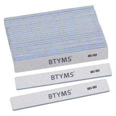 BTYMS fichier ongles 80/80 double-face pour façonnage rapide et précis.