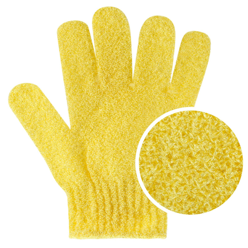 BTYMS gants exfoliants douche – gants adaptés à tous les types de peau