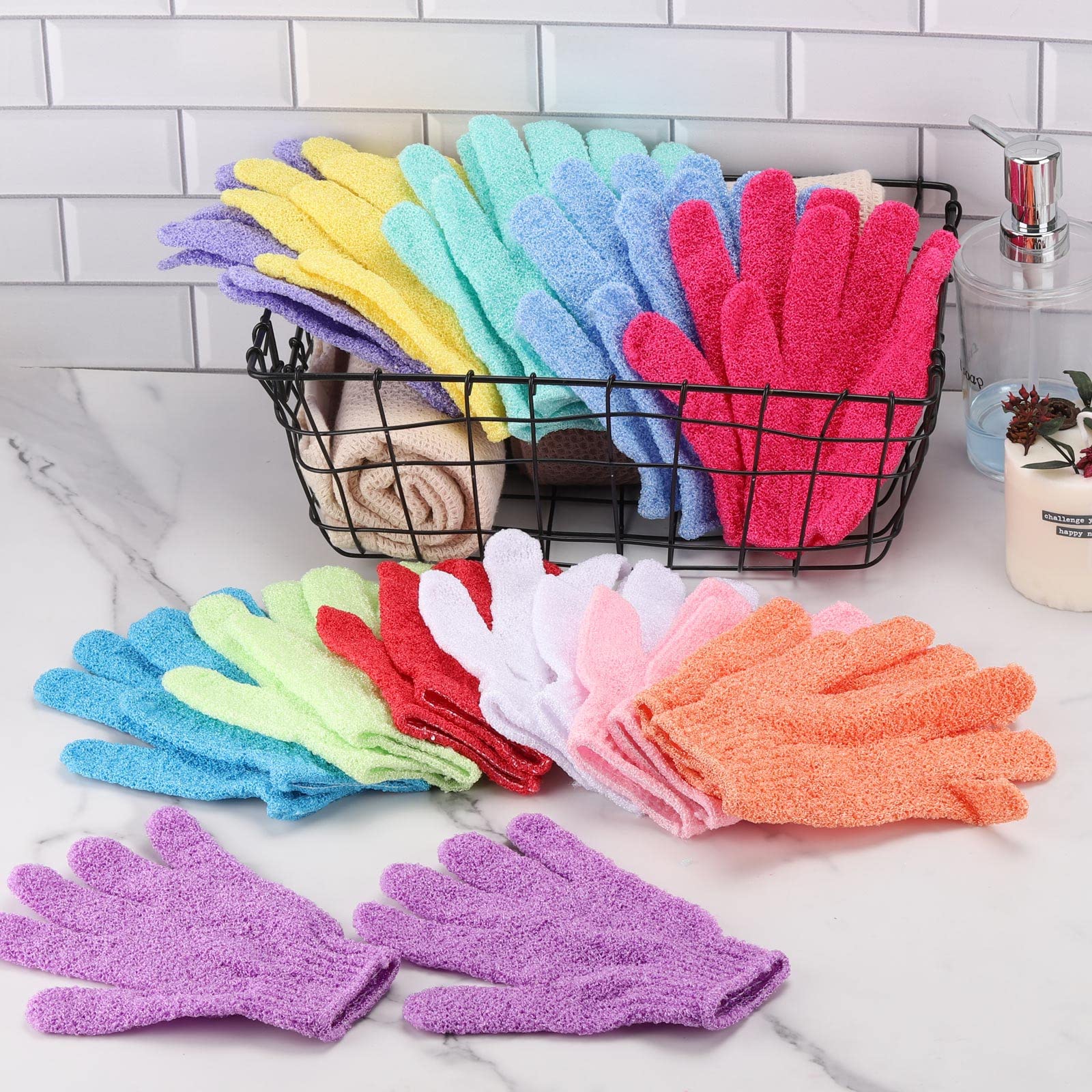 BTYMS gants exfoliants douche – accessoire pratique pour rituel spa à domicile