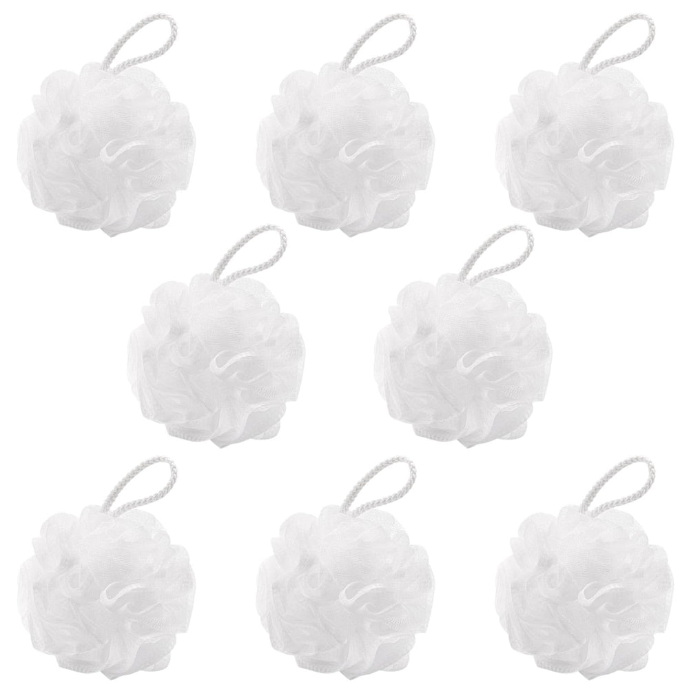 BTYMS pouf-loofah voyage compact, exfoliation douce pendant les déplacements.