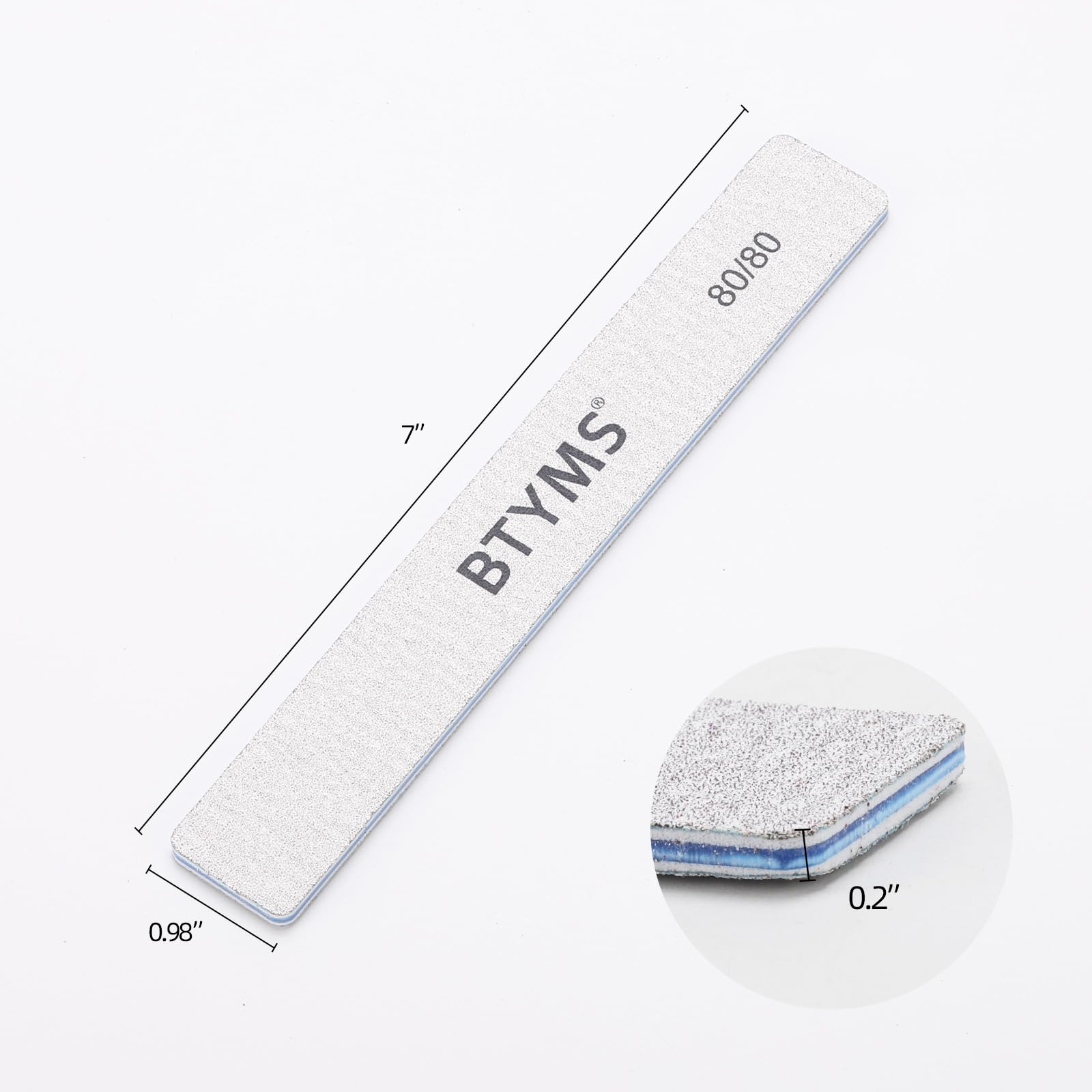BTYMS outil d’enlèvement gel ou acrylique sans endommager l’ongle.
