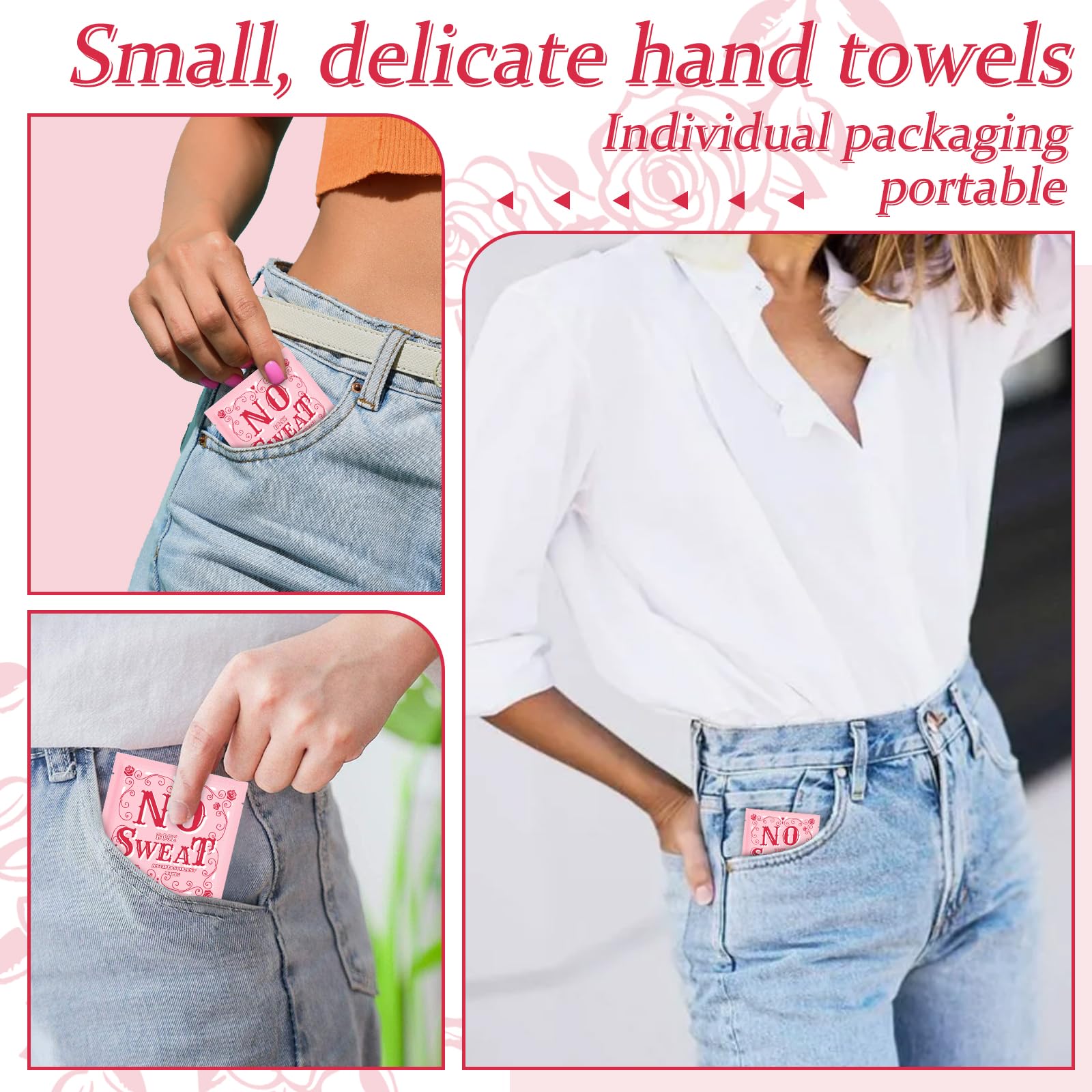 Douce fragrance rose sur les lingettes BUAEL, expérience agréable.