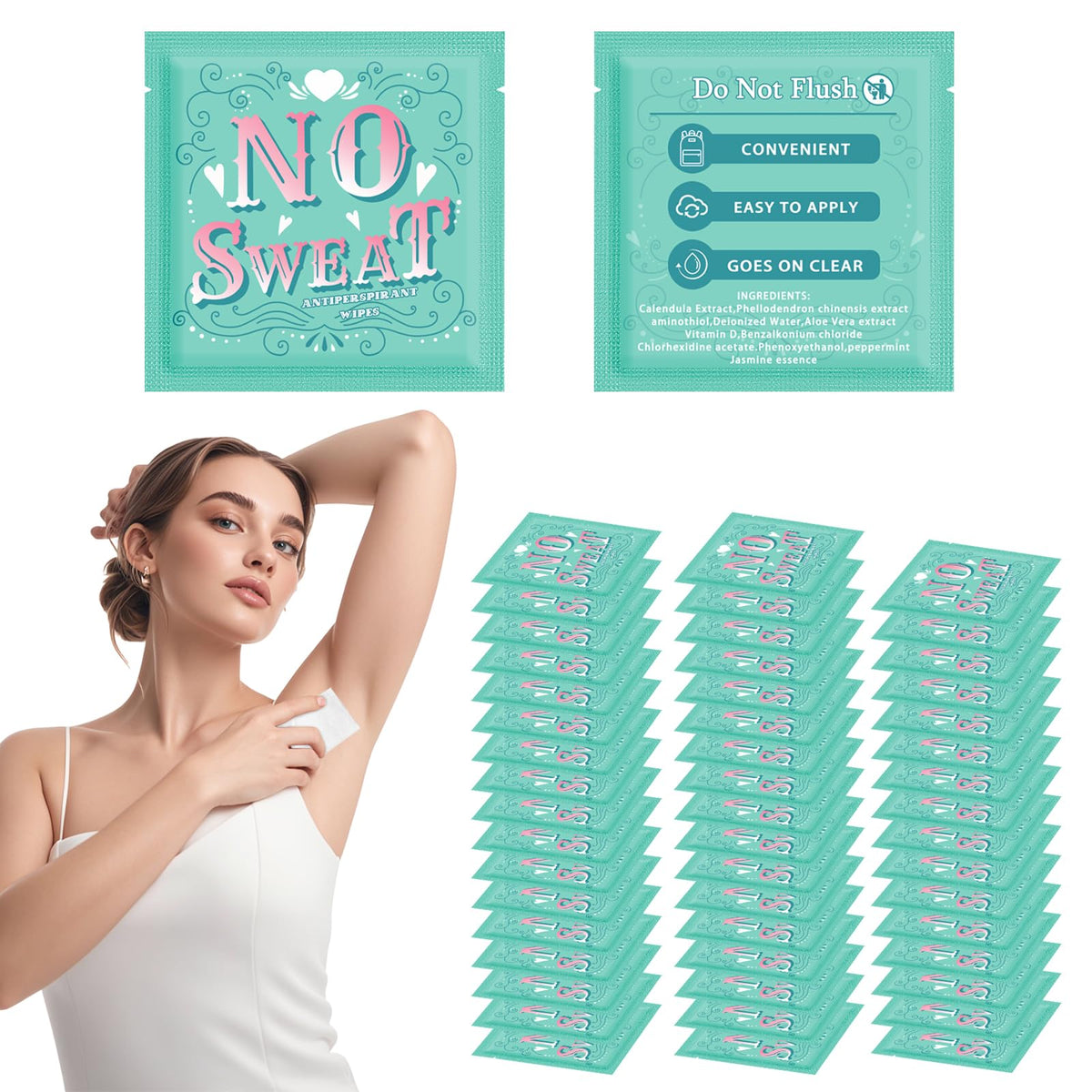 LINGETTES BUAEL, emballage individuel pratique pour voyage et hygiène rapide