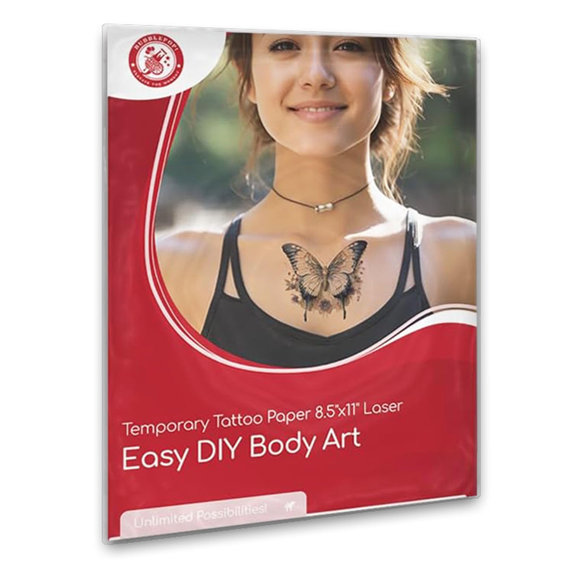 BubblePop papier tatouage imprimante laser: impression facile à domicile pour des designs personnalisés.