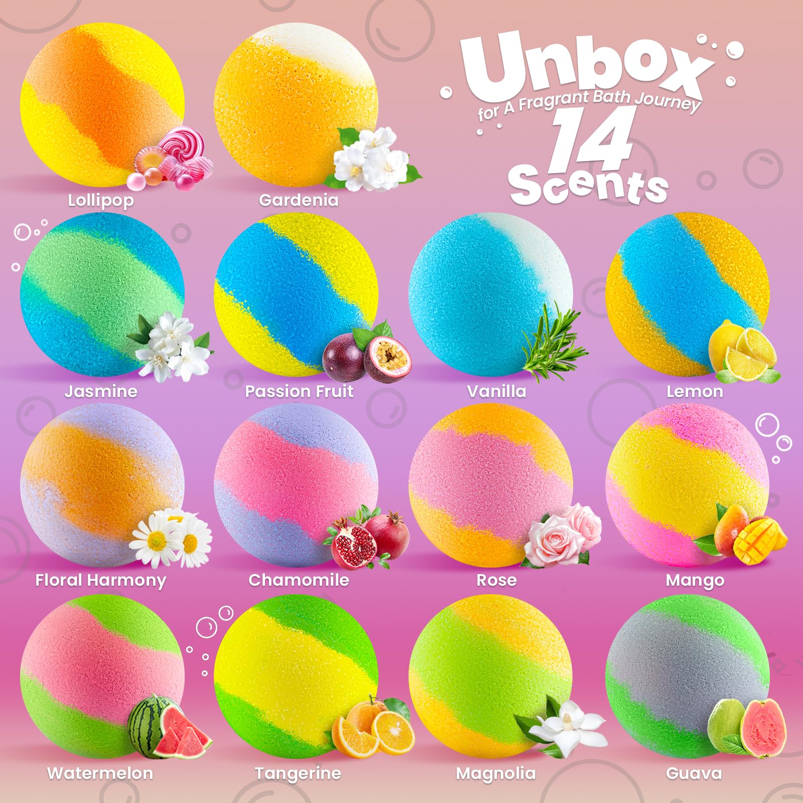 BubbleTail bath bomb gift packaging ready for holidays and special occasions.