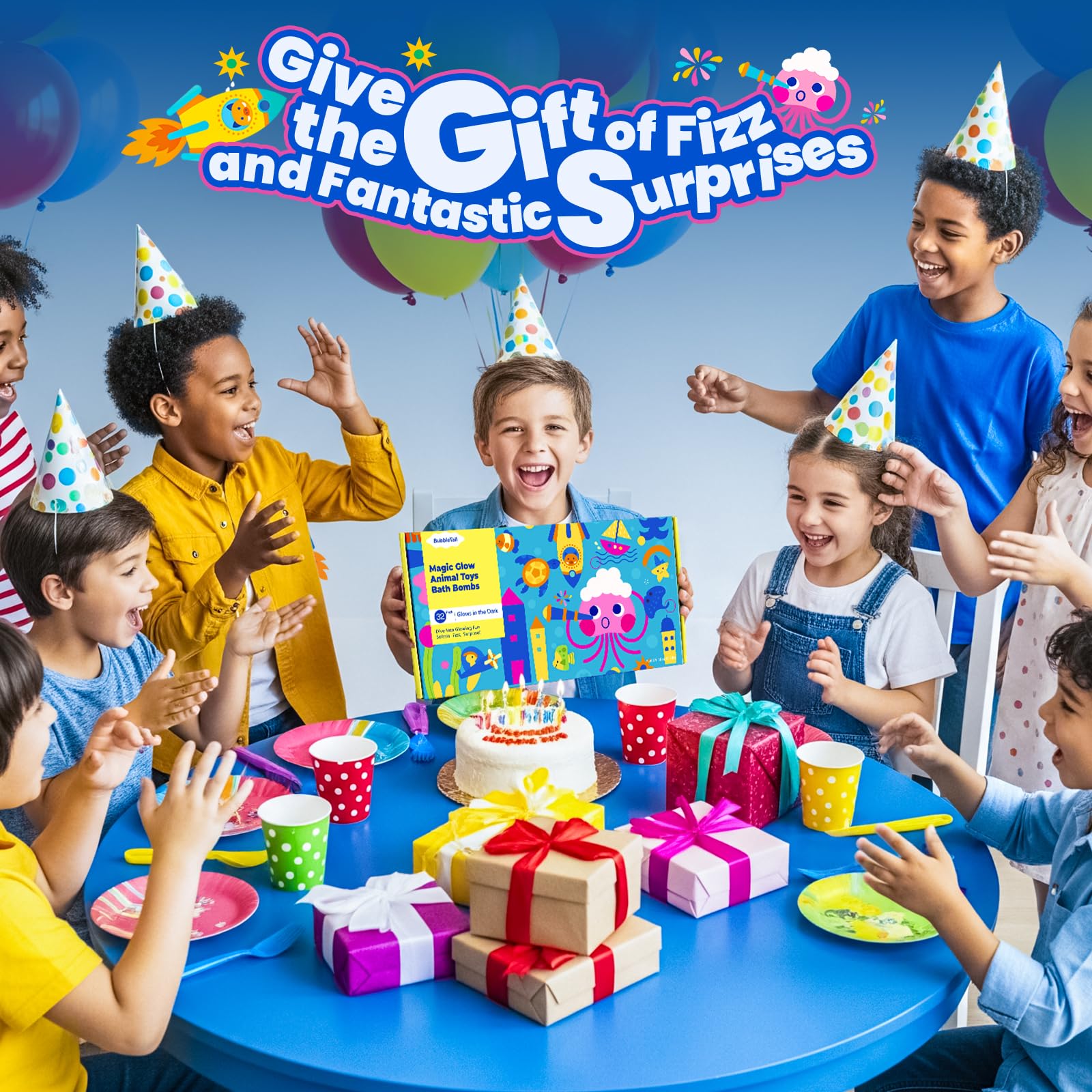 BubbleTail expérience bain avec parfums fruités pour enfants