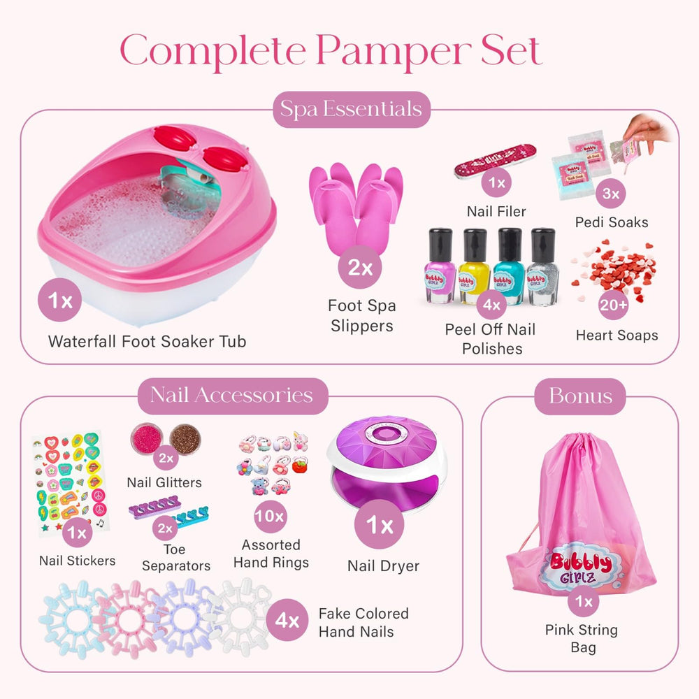Bubbly Girlz ensemble vernis non toxique: vernis sûr pour nail art chez les enfants