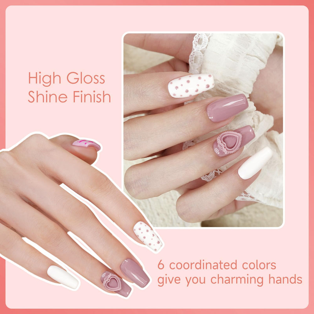Flacons vernis gel BUBU CANDY 15 ml, couleur solide et pigmentée.